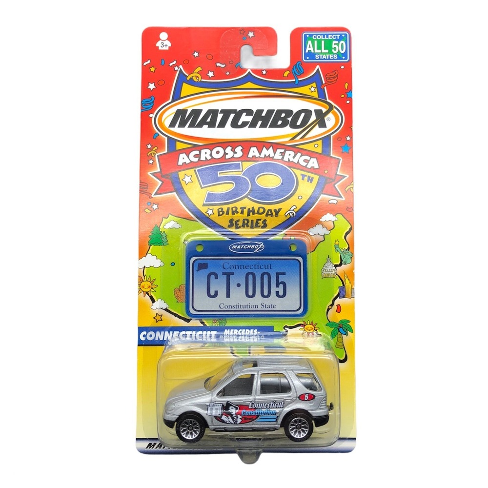Matchbox Across America 50th‎ Birthday Connecticut Mercedes-Benz ML 430 1/64 #5